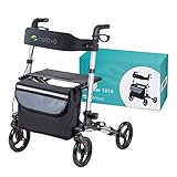 HELAVO faltbarer premium Rollator - Leichtgewicht aus Aluminium -...
