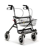 FabaCare Rollator mit Vollausstattung, Gehhilfe faltbar,...